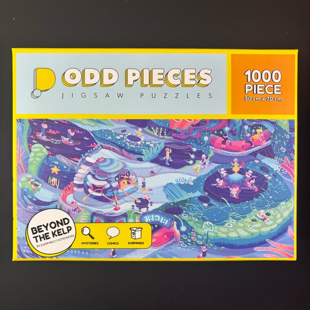 Beyond the Kelp 1000 Piece Mystery Jigsaw Puzzle by Odd Pieces